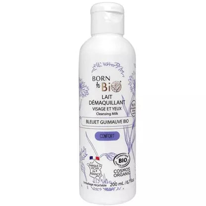 LIQUIDATION / Lait démaquillant Bleuet Guimauve - Certifié Bio ARRÊT TOTAL