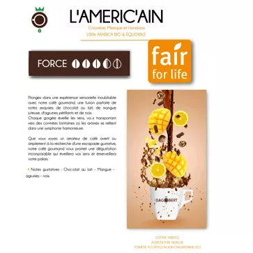 Café Améric'Ain - Arabica bio & équitable