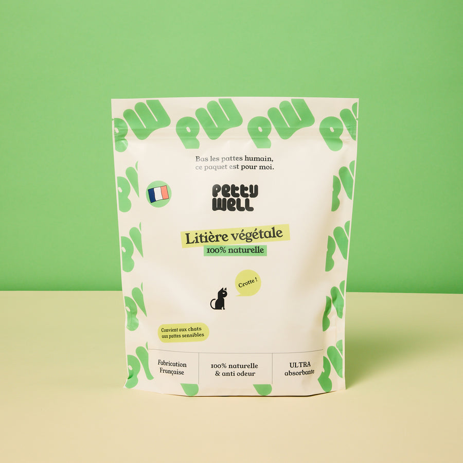 Litière végétale pour chat 4L
