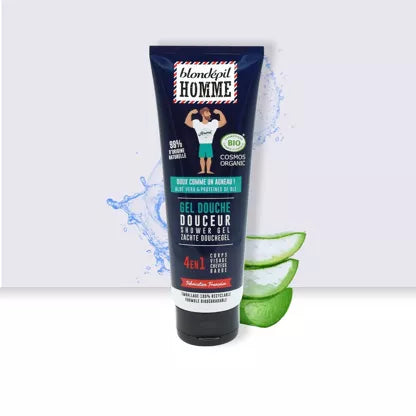 GEL DOUCHE DOUCEUR 4 EN 1 - Certifié BIO COSMOS (250ml)