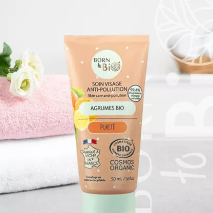 LIQUIDATION Soin Visage Anti-Pollution Agrumes - Certifié Bio ARRET TOTAL