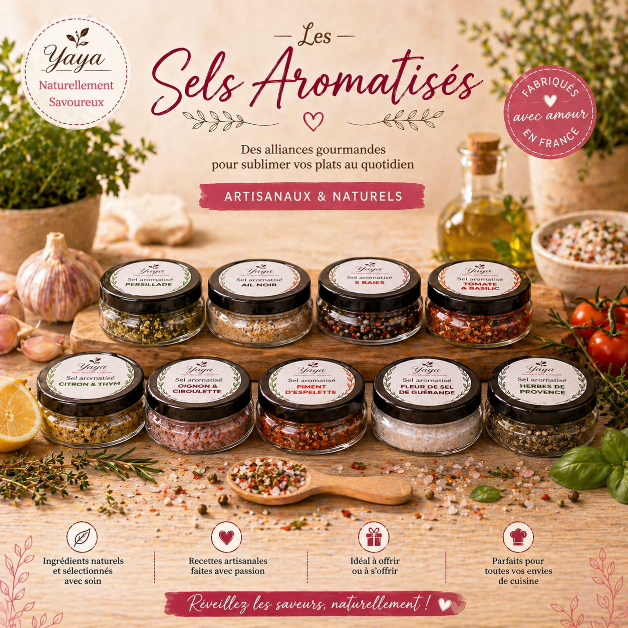 Sels  aromatisés