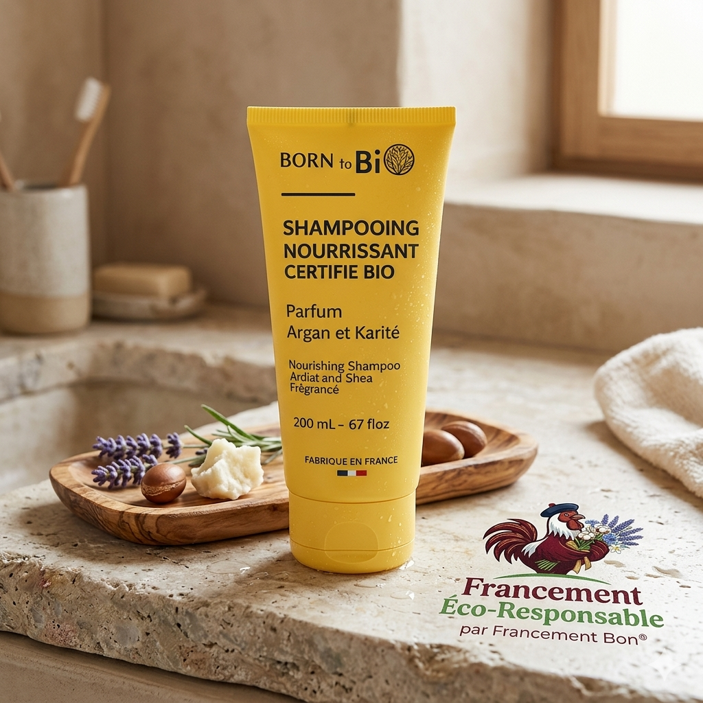 Shampooing Nourrissant Argan et Karité - Certifié Bio