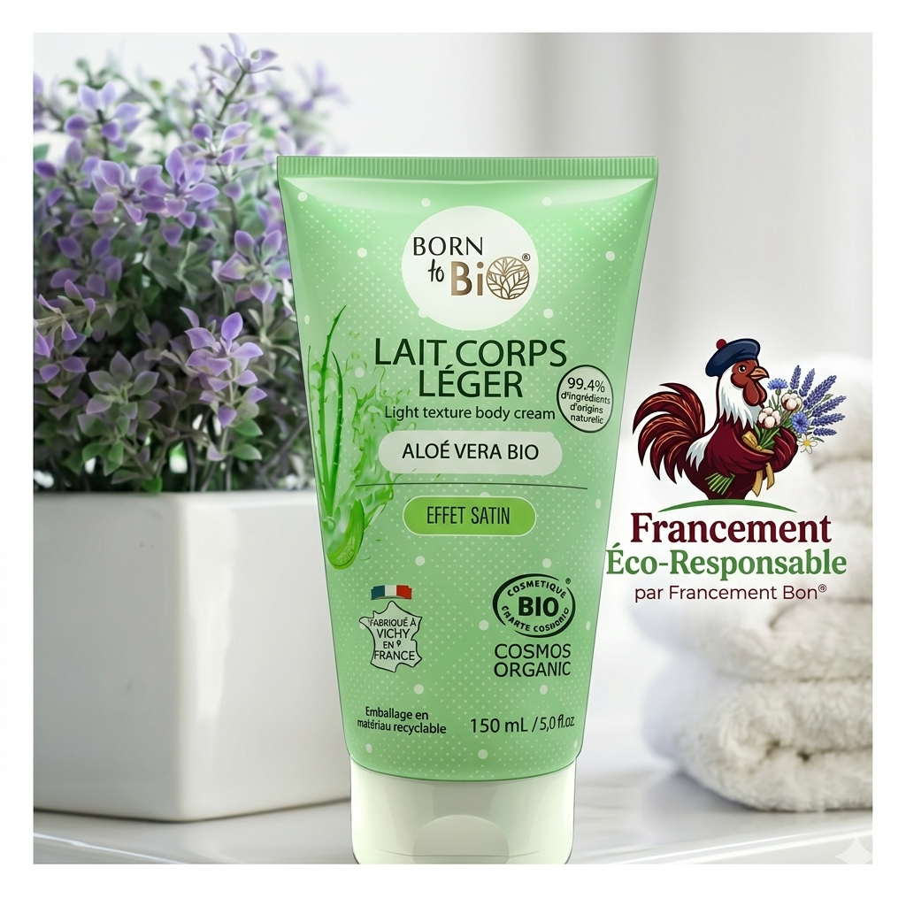 LIQUIDATION / Lait corps léger Aloé vera - Certifié Bio ARRET TOTAL