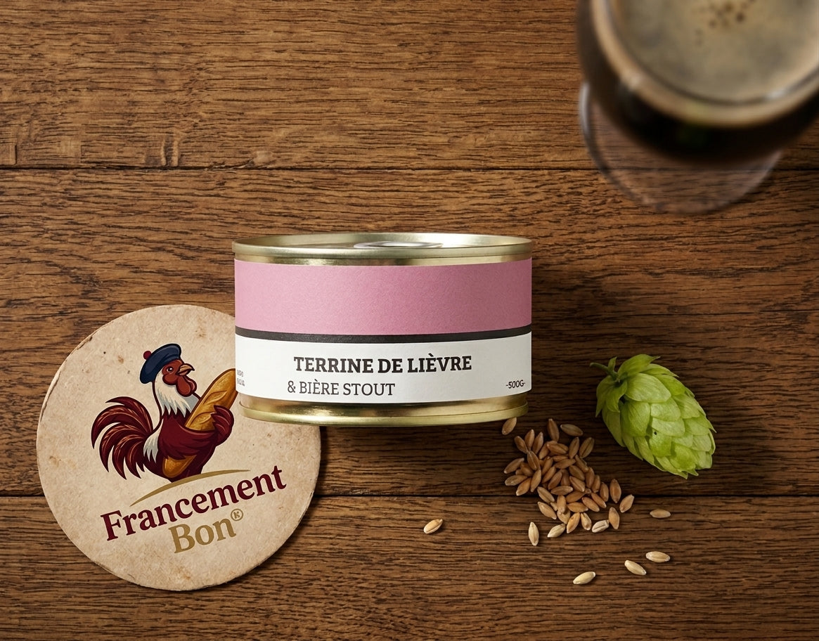 Terrine de lièvre à la bière stout