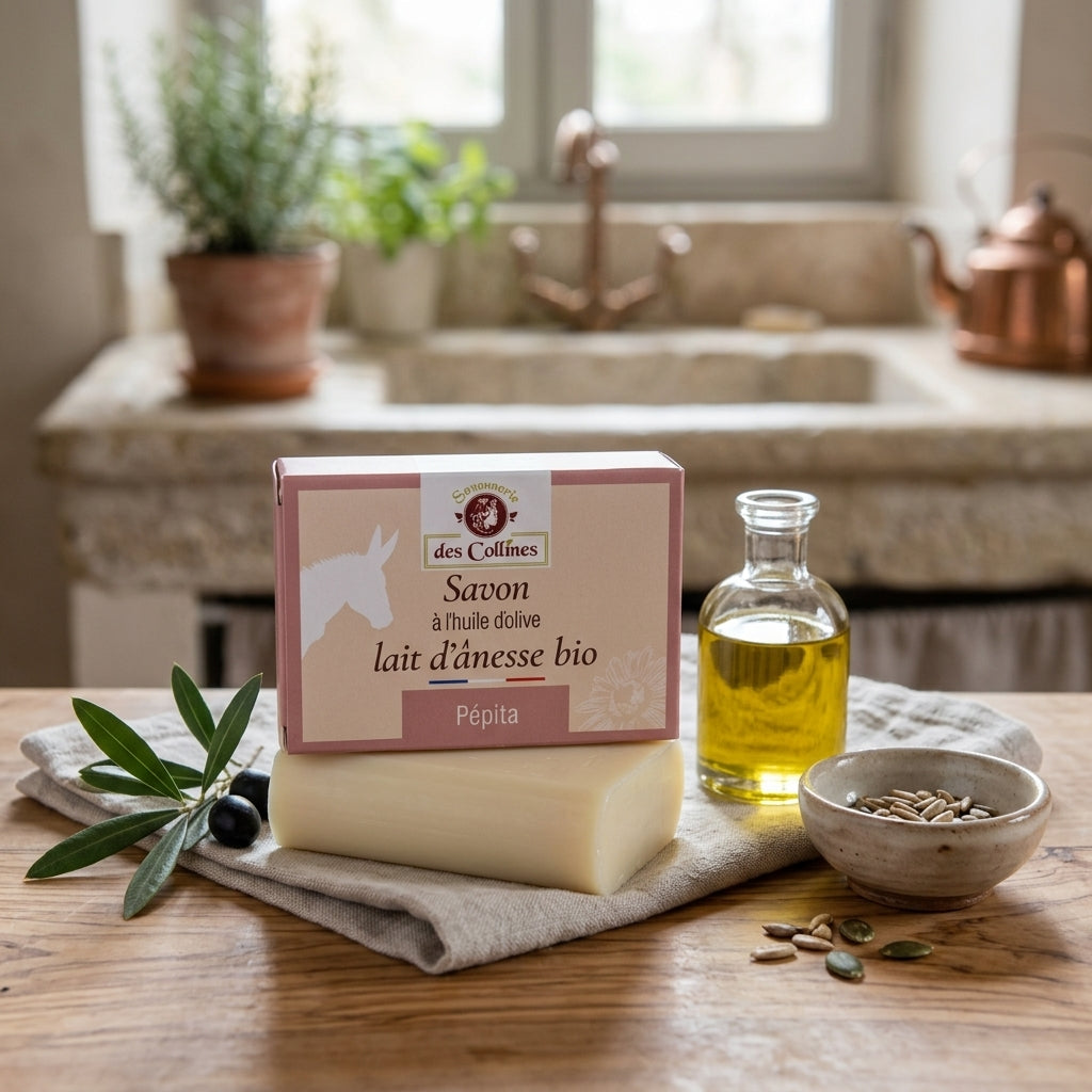 Savon au lait d'anesse