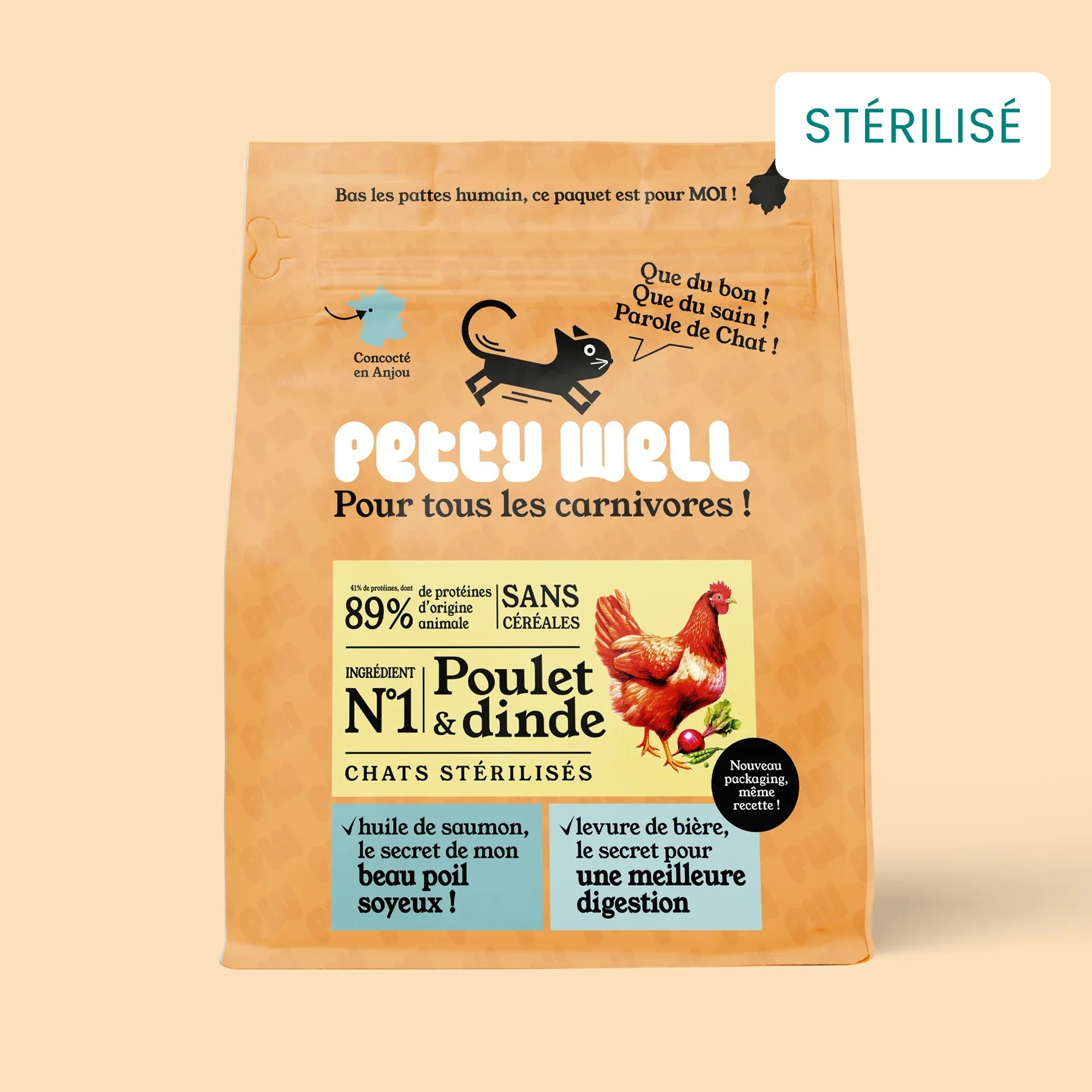 Croquettes Chats - Sans Céréales Poulet & Dinde