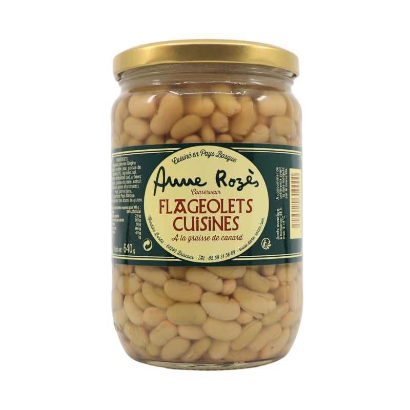 Flageolets cuisinés à la graisse de canard 620g