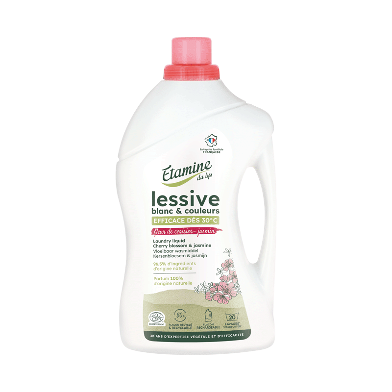 LESSIVE LIQUIDE FLEUR DE CERISIER-JASMIN