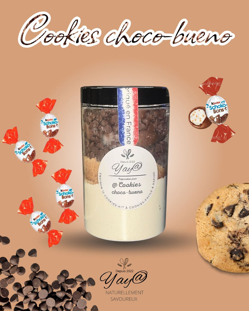 Kits à Cookies - La gourmandise prête à l’emploi 🍪
