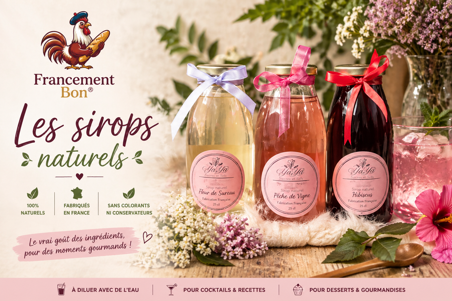 Les sirops naturels