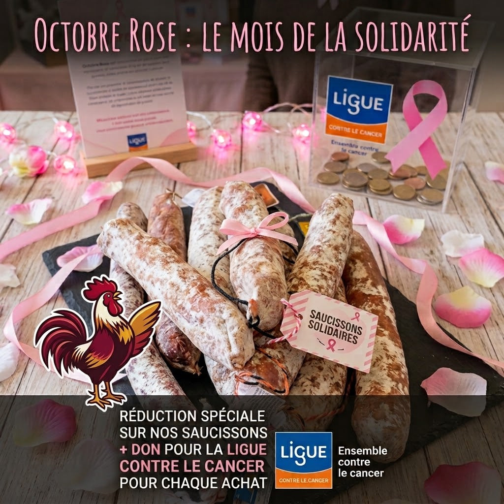 SAUCISSONS OCTOBRE ROSE