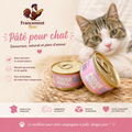 Pâtée Chat - Recette Saumon- 0.80g