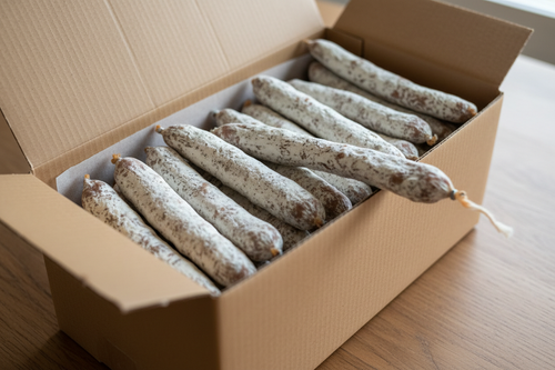 sans écriture , saucissons plus long