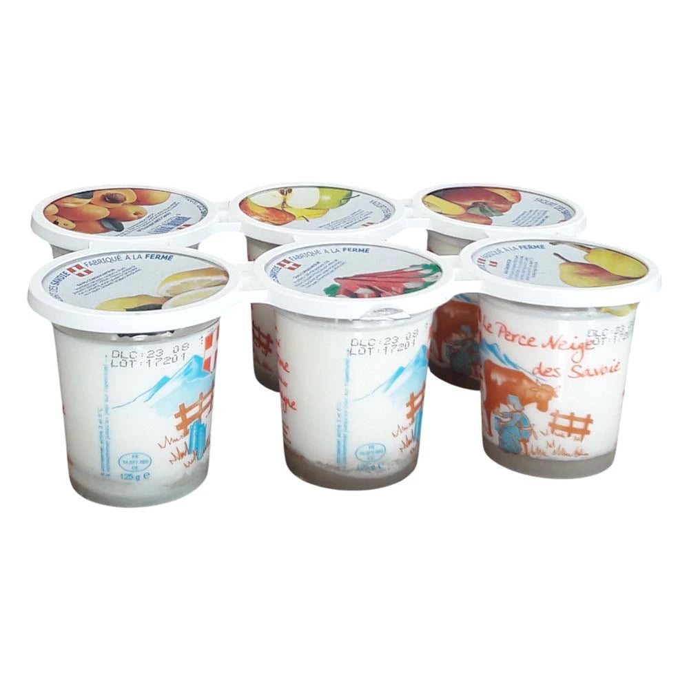 Yaourts Fermiers aux Fruits Jaunes x6